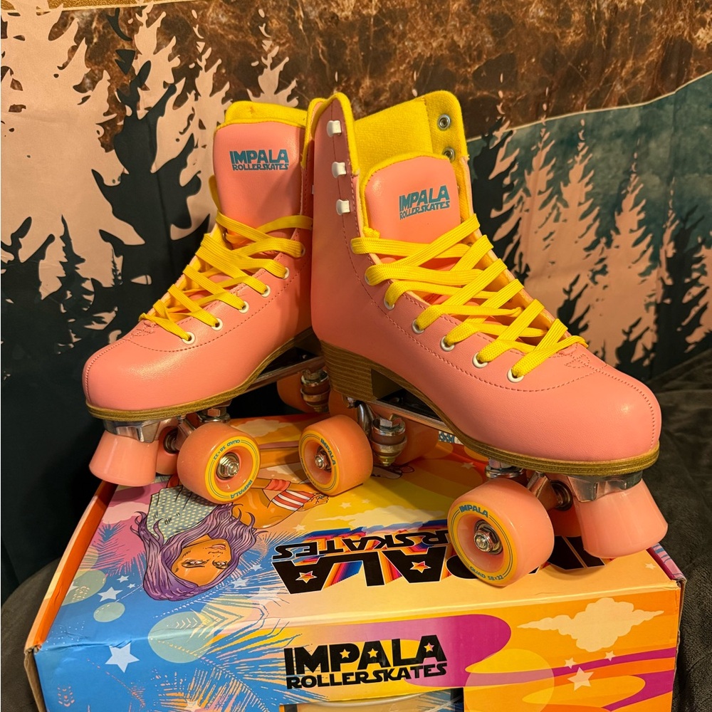 Impala Quad Skates- Pink- Size 10W/41EU